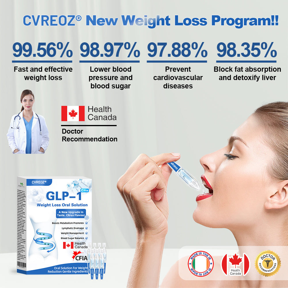 Cvreoz® GLP-1 Inspired Metabolic Reset Drops ✅One dose a day — see results in 7 days👩⚕️Suitable for obesity, cardiovascular diseases, diabetes, sleep apnea, high cholesterol and blood lipids, joint problems, and various other conditions🚀