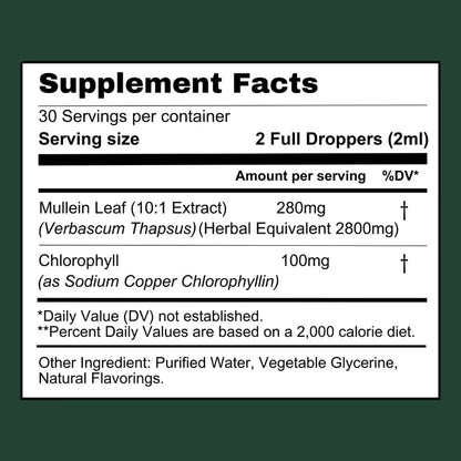 ✅ 𝐂𝐯𝐫𝐞𝐨𝐳® Mullein + Chlorophyll 𝐑𝐞𝐬𝐩𝐢𝐫𝐚𝐭𝐨𝐫𝐲 𝐃𝐫𝐨𝐩𝐬 🌿 – 𝟗𝟓% 𝐑𝐞𝐩𝐨𝐫𝐭 𝐇𝐞𝐚𝐥𝐭𝐡𝐢𝐞𝐫 𝐋𝐮𝐧𝐠𝐬 𝐢𝐧 𝟑𝟎 𝐃𝐚𝐲𝐬㊇