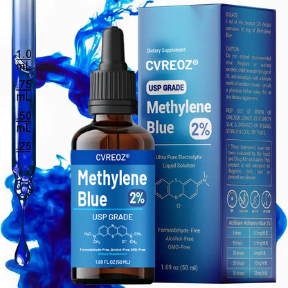 Final 3 Hours[74% OFF]:[🌿Everyday Brain Boost]Cvreoz® USP Grade - Methylene Blue 2% Solution