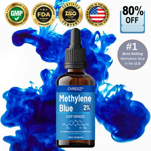 Final 3 Hours[74% OFF]:[🌿Everyday Brain Boost]Cvreoz® USP Grade - Methylene Blue 2% Solution