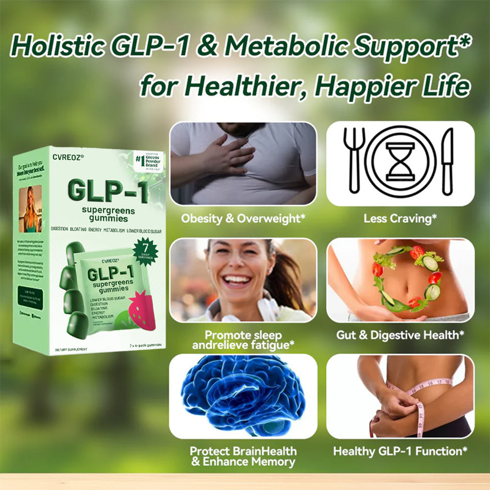 𝑶𝒇𝒇𝒊𝒄𝒊𝒂𝒍 𝑺𝒕𝒐𝒓𝒆 | 𝑪𝒗𝒓𝒆𝒐𝒛® 𝐆𝐋𝐏-𝟏 Supergreens Gummies - Daily Greens, Easy Gut Health & Energy Support, 30+ Ingredients, Dairy-Free, Gluten-Free, Keto-Friendly, Non-GMO, Sugar-Free, Plant-Based 🐴01