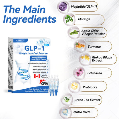 Cvreoz® GLP-1 Inspired Metabolic Reset Drops ✅One dose a day — see results in 7 days👩‍⚕️Suitable for obesity, cardiovascular diseases, diabetes, sleep apnea, high cholesterol and blood lipids, joint problems, and various other conditions🔴