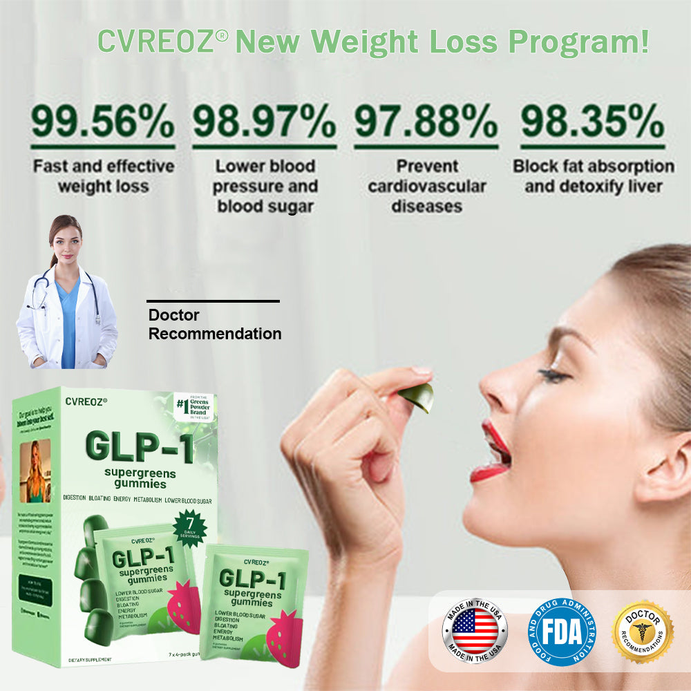 𝑶𝒇𝒇𝒊𝒄𝒊𝒂𝒍 𝑺𝒕𝒐𝒓𝒆 | 𝑪𝒗𝒓𝒆𝒐𝒛® 𝐆𝐋𝐏-𝟏 Supergreens Gummies - Daily Greens, Easy Gut Health & Energy Support, 30+ Ingredients, Dairy-Free, Gluten-Free, Keto-Friendly, Non-GMO, Sugar-Free, Plant-Based 🐴01