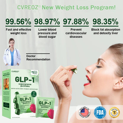 𝑶𝒇𝒇𝒊𝒄𝒊𝒂𝒍 𝑺𝒕𝒐𝒓𝒆 | 𝑪𝒗𝒓𝒆𝒐𝒛® 𝐆𝐋𝐏-𝟏 Supergreens Gummies - Daily Greens, Easy Gut Health & Energy Support, 30+ Ingredients, Dairy-Free, Gluten-Free, Keto-Friendly, Non-GMO, Sugar-Free, Plant-Based 🐴01