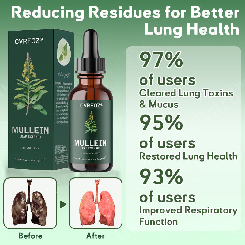✅Official Store: 𝐂𝐯𝐫𝐞𝐨𝐳® Mullein + Chlorophyll 𝐑𝐞𝐬𝐩𝐢𝐫𝐚𝐭𝐨𝐫𝐲 𝐃𝐫𝐨𝐩𝐬 🌿 – (🍃💝 Cough, wheezing, shortness of breath, sputum, stuffy nose, bronchitis, bronchitis, allergy symptoms, lung discomfort💝)
