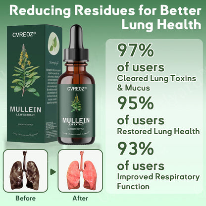 ✅Official Store: 𝐂𝐯𝐫𝐞𝐨𝐳® Mullein + Chlorophyll 𝐑𝐞𝐬𝐩𝐢𝐫𝐚𝐭𝐨𝐫𝐲 𝐃𝐫𝐨𝐩𝐬 🌿 – (🍃💝 Cough, wheezing, shortness of breath, sputum, stuffy nose, bronchitis, bronchitis, allergy symptoms, lung discomfort💝)