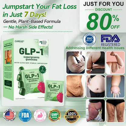 𝑶𝒇𝒇𝒊𝒄𝒊𝒂𝒍 𝑺𝒕𝒐𝒓𝒆 | 𝑪𝒗𝒓𝒆𝒐𝒛® 𝐆𝐋𝐏-𝟏 Supergreens Gummies - Daily Greens, Easy Gut Health & Energy Support, 30+ Ingredients, Dairy-Free, Gluten-Free, Keto-Friendly, Non-GMO, Sugar-Free, Plant-Based 🐴01