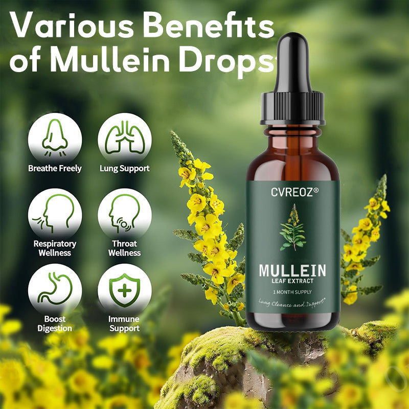 ✅Official Store: 𝐂𝐯𝐫𝐞𝐨𝐳® Mullein + Chlorophyll 𝐑𝐞𝐬𝐩𝐢𝐫𝐚𝐭𝐨𝐫𝐲 𝐃𝐫𝐨𝐩𝐬 🌿 – (🍃💝 Cough, wheezing, shortness of breath, sputum, stuffy nose, bronchitis, bronchitis, allergy symptoms, lung discomfort💝)
