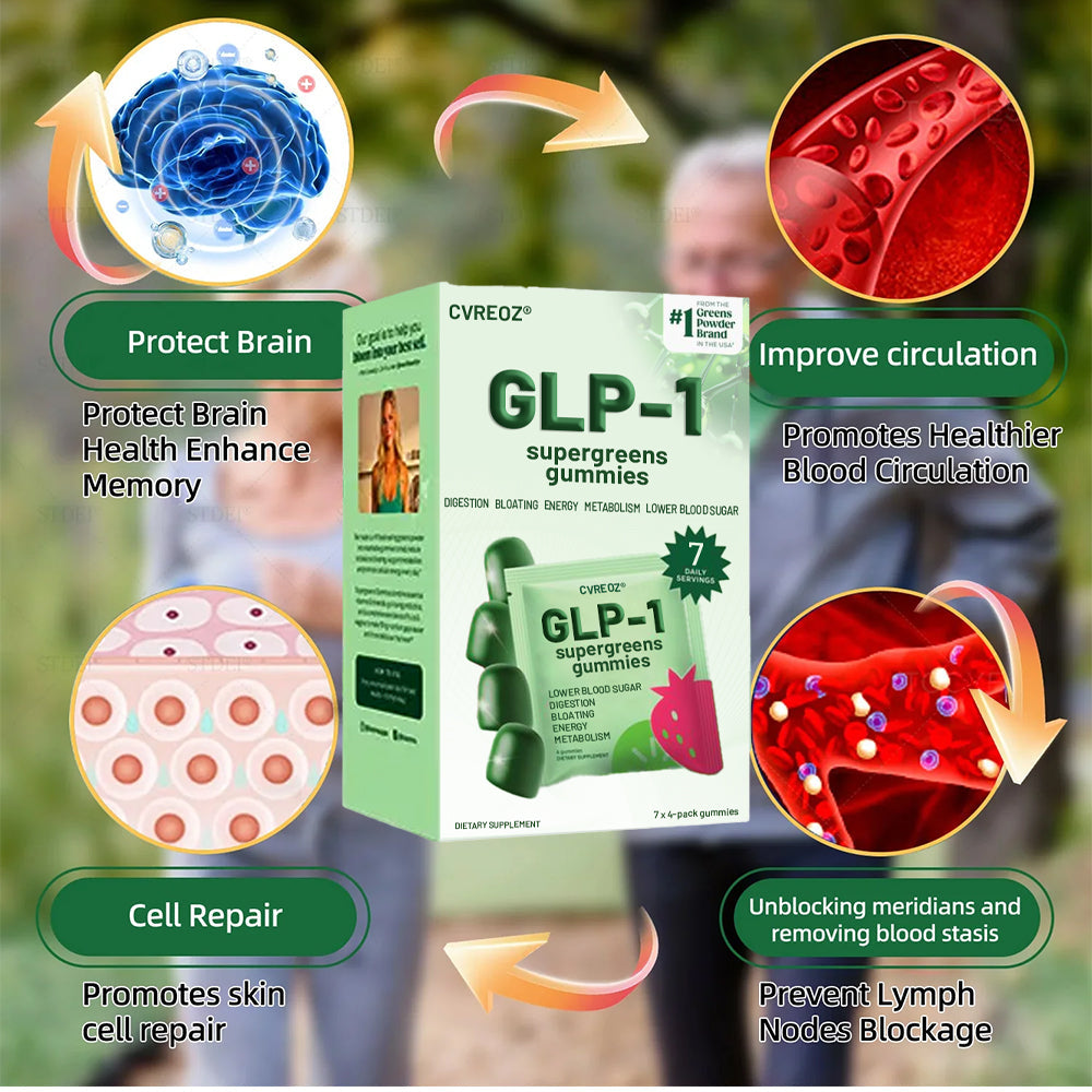 𝑶𝒇𝒇𝒊𝒄𝒊𝒂𝒍 𝑺𝒕𝒐𝒓𝒆 | 𝑪𝒗𝒓𝒆𝒐𝒛® 𝐆𝐋𝐏-𝟏 Supergreens Gummies - Daily Greens, Easy Gut Health & Energy Support, 30+ Ingredients, Dairy-Free, Gluten-Free, Keto-Friendly, Non-GMO, Sugar-Free, Plant-Based 🐴01