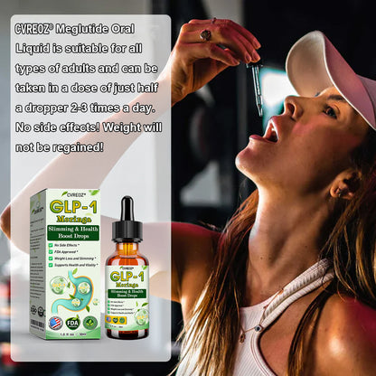 Cvreoz® GLP-1 Slimming & Health Boost Drops 2.0（🏆Powerful GLP-1 Fat Burner |  ✅addressing diabetes, obesity, and cardiovascular diseases| ✅Natural Weight Loss & Energy Balance）🔴