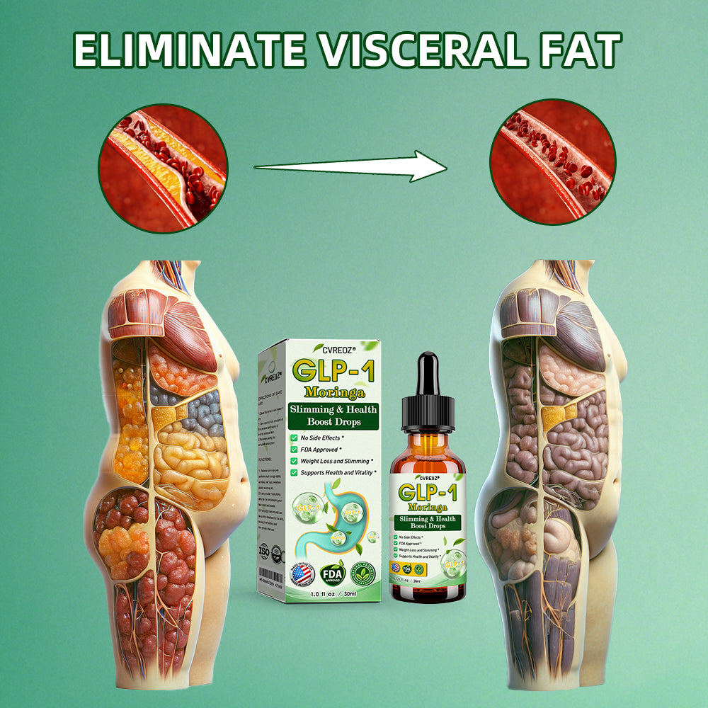 Cvreoz® GLP-1 Slimming & Health Boost Drops 2.0（🏆Powerful GLP-1 Fat Burner |  ✅addressing diabetes, obesity, and cardiovascular diseases| ✅Natural Weight Loss & Energy Balance）🔴