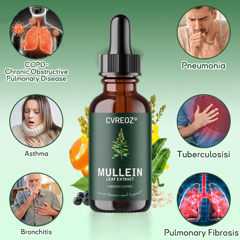 ✅Official Store: 𝐂𝐯𝐫𝐞𝐨𝐳® Mullein + Chlorophyll 𝐑𝐞𝐬𝐩𝐢𝐫𝐚𝐭𝐨𝐫𝐲 𝐃𝐫𝐨𝐩𝐬 🌿 – (🍃💝 Cough, wheezing, shortness of breath, sputum, stuffy nose, bronchitis, bronchitis, allergy symptoms, lung discomfort💝)