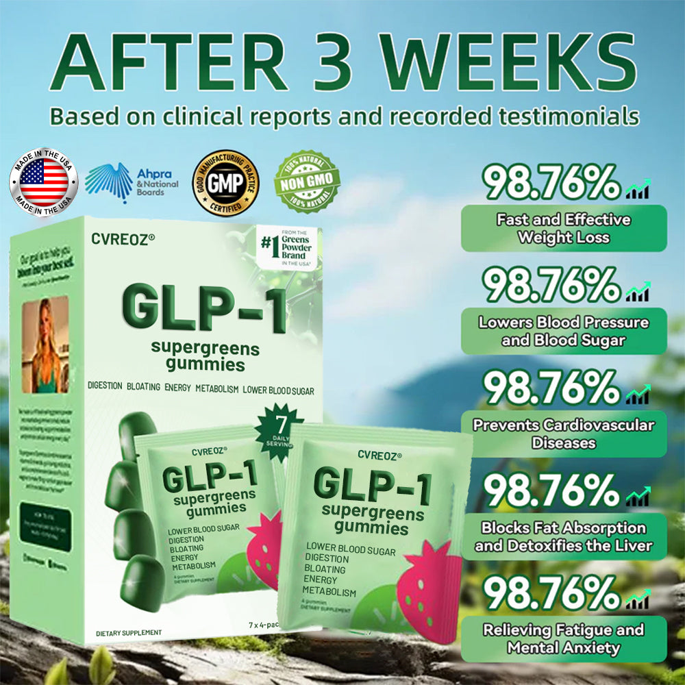 𝑶𝒇𝒇𝒊𝒄𝒊𝒂𝒍 𝑺𝒕𝒐𝒓𝒆 | 𝑪𝒗𝒓𝒆𝒐𝒛® 𝐆𝐋𝐏-𝟏 Supergreens Gummies - Daily Greens, Easy Gut Health & Energy Support, 30+ Ingredients, Dairy-Free, Gluten-Free, Keto-Friendly, Non-GMO, Sugar-Free, Plant-Based 🐴01