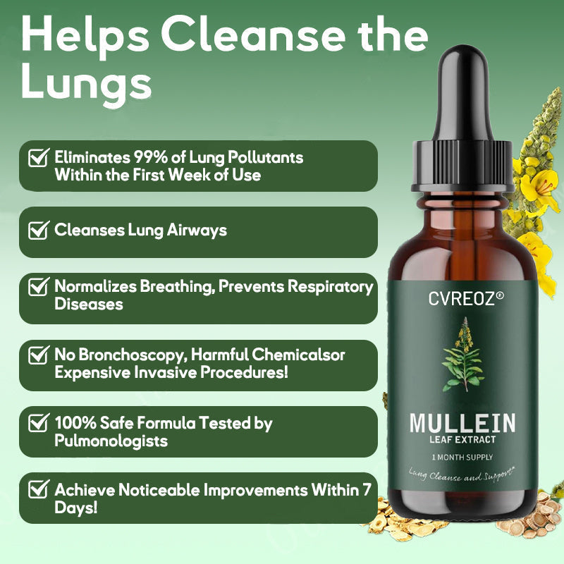 ✅Official Store: 𝐂𝐯𝐫𝐞𝐨𝐳® Mullein + Chlorophyll 𝐑𝐞𝐬𝐩𝐢𝐫𝐚𝐭𝐨𝐫𝐲 𝐃𝐫𝐨𝐩𝐬 🌿 – (🍃💝 Cough, wheezing, shortness of breath, sputum, stuffy nose, bronchitis, bronchitis, allergy symptoms, lung discomfort💝)
