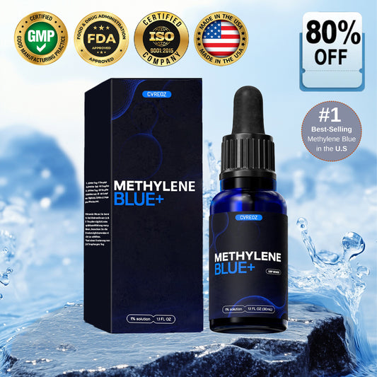 Final 3 Hours[74% OFF]:[🌿Everyday Brain Boost]Cvreoz® USP Grade - Methylene Blue 2.0 (🧠Enhance memory 🧬Anti-aging 🫀Provide energy ✨Regulate mood)