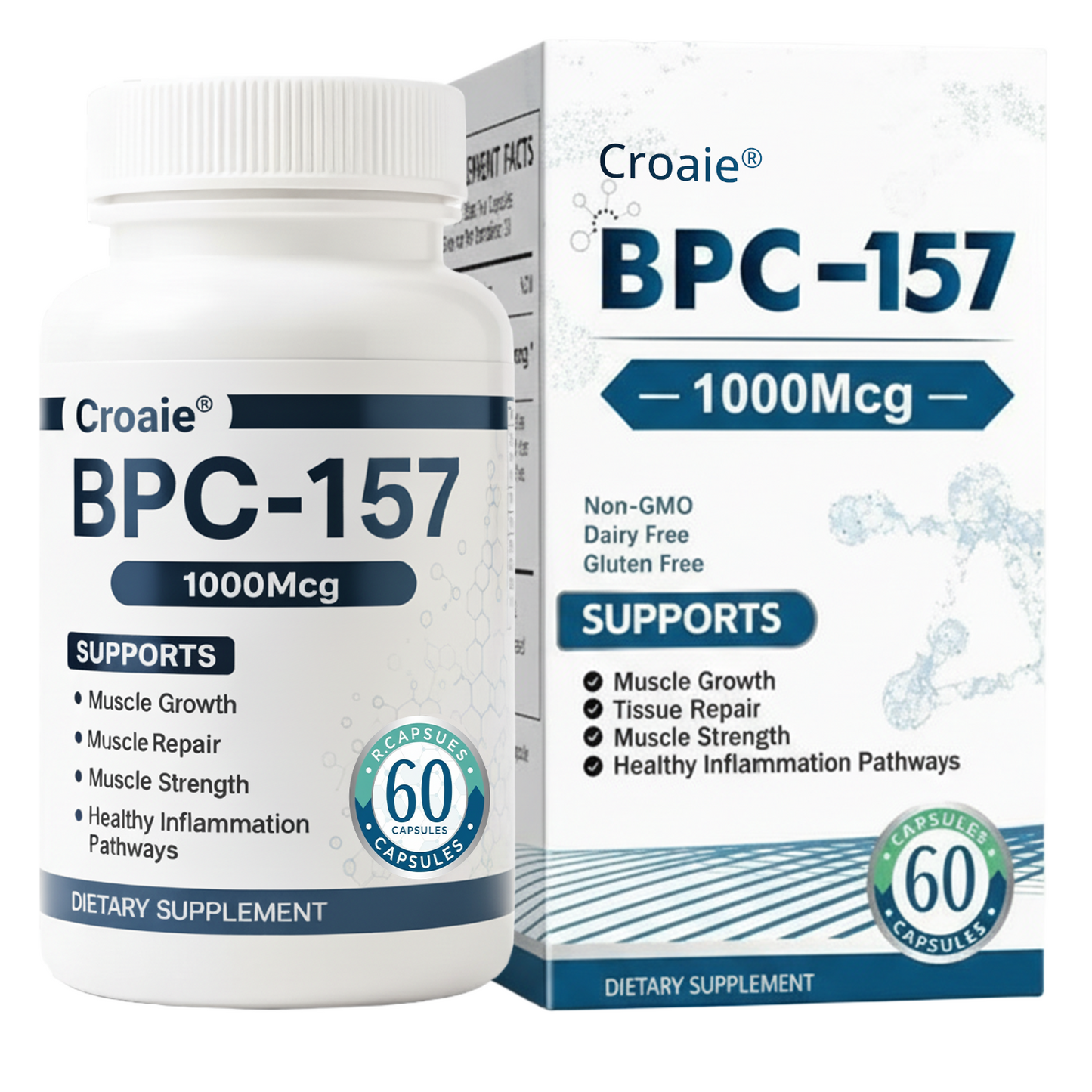 🏆Official Store | 🔥Hot Sale- 50%OFF🌿 Croaie® BPC-157 Rapid-Heal Body-Shield Capsules🔴