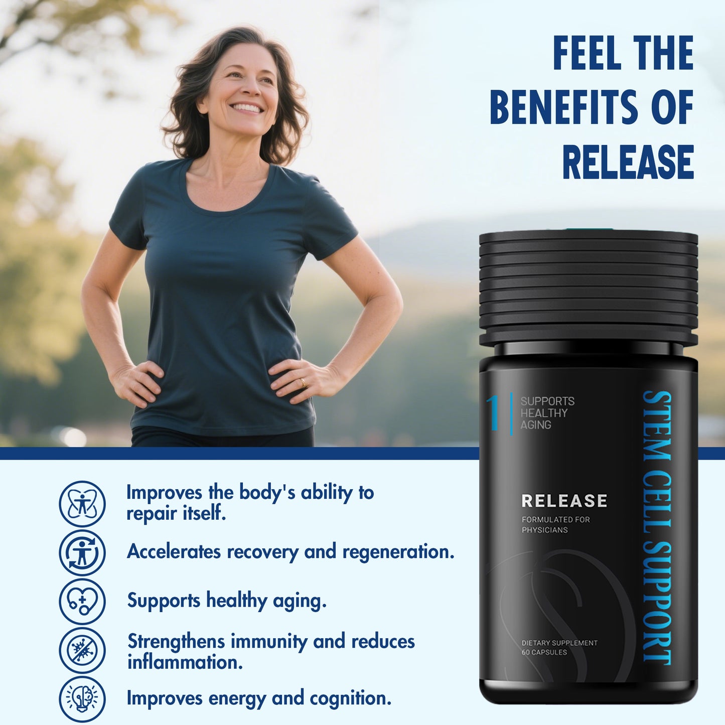 🚨🚨 Flash Sale: Upgrade to the VIP Wellness Pack Now – 60% OFF ⏳ (72 Hours Only!)💪Keep Your Body Youthful丨💎STEMCELL SUPPORT-Release  ( 🧠Enhances body repair  🧬Anti-aging 🫀Provide energy ✨Regulate mood)
