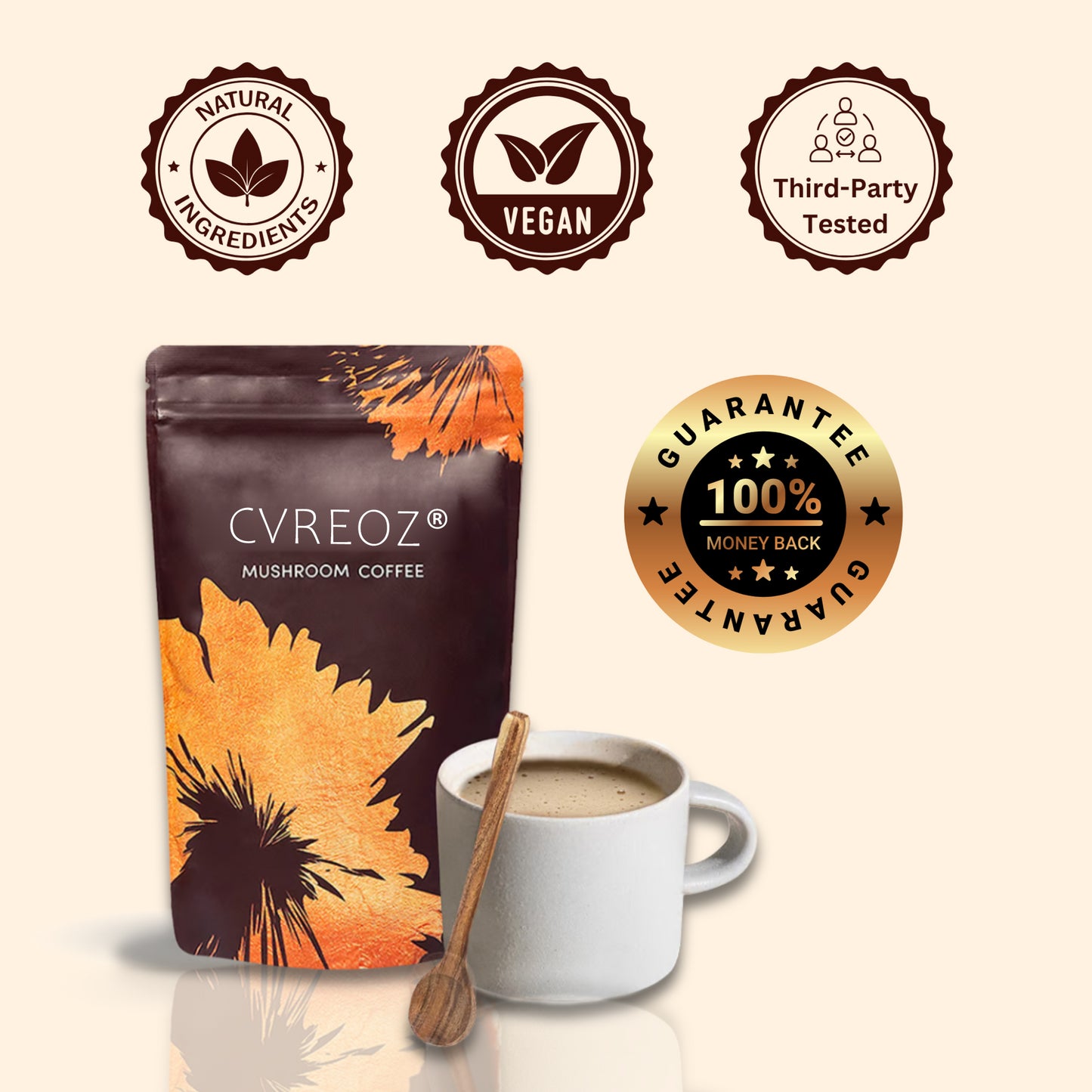 💪Recharge Your Vitality丨💎Cvreoz® Mushroom Coffee
