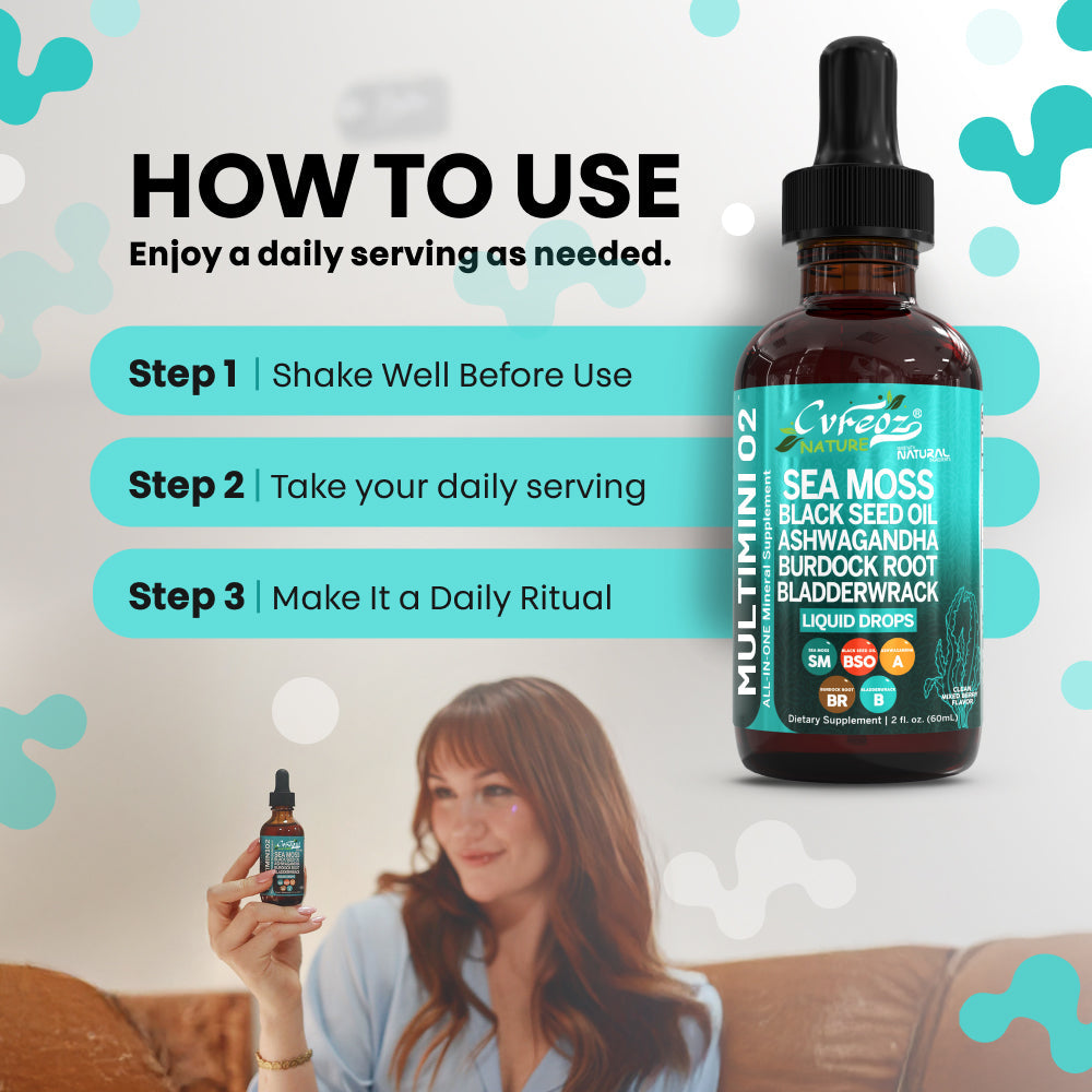 Liquid Sea Moss Thyroid Hormone Regulator