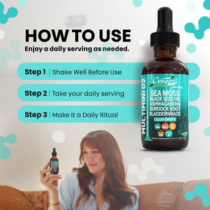 Liquid Sea Moss Thyroid Hormone Regulator