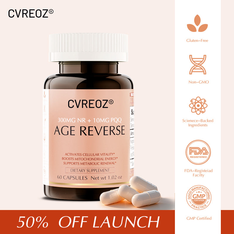 💎Cvreoz® NAD+ Complex | 300mg NR + PQQ Clinically Effective | Cellular Repair for Aging, Energy & Metabolism